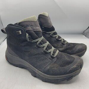 Salomon Outline GTX Womens 7 Black Mid Hiking Boots Casual Outdoors Camping